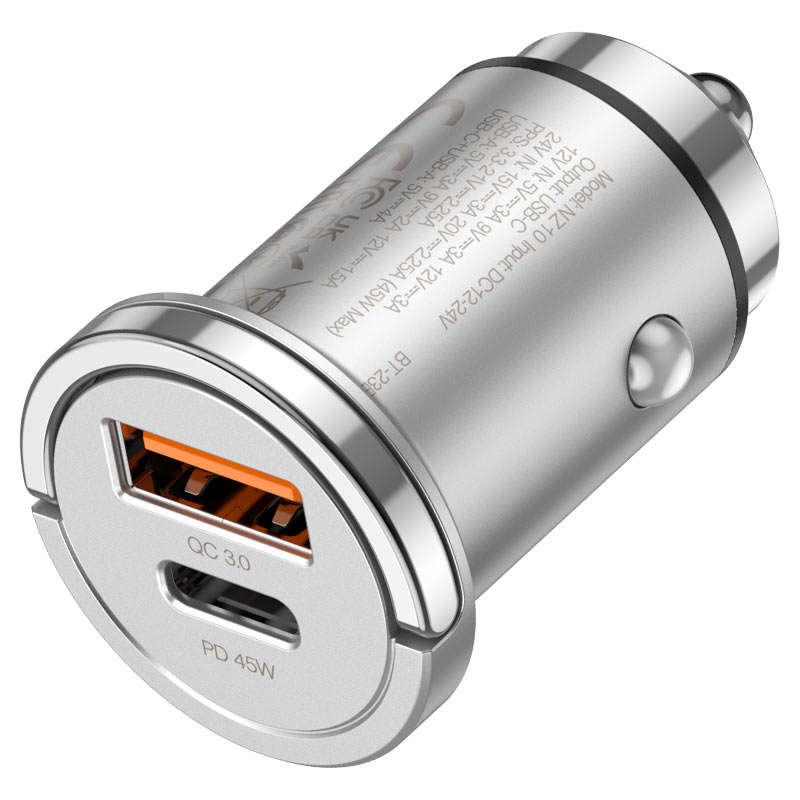 HOCO NZ10 PD45W+QC3.0 FAST CAR CHARGER