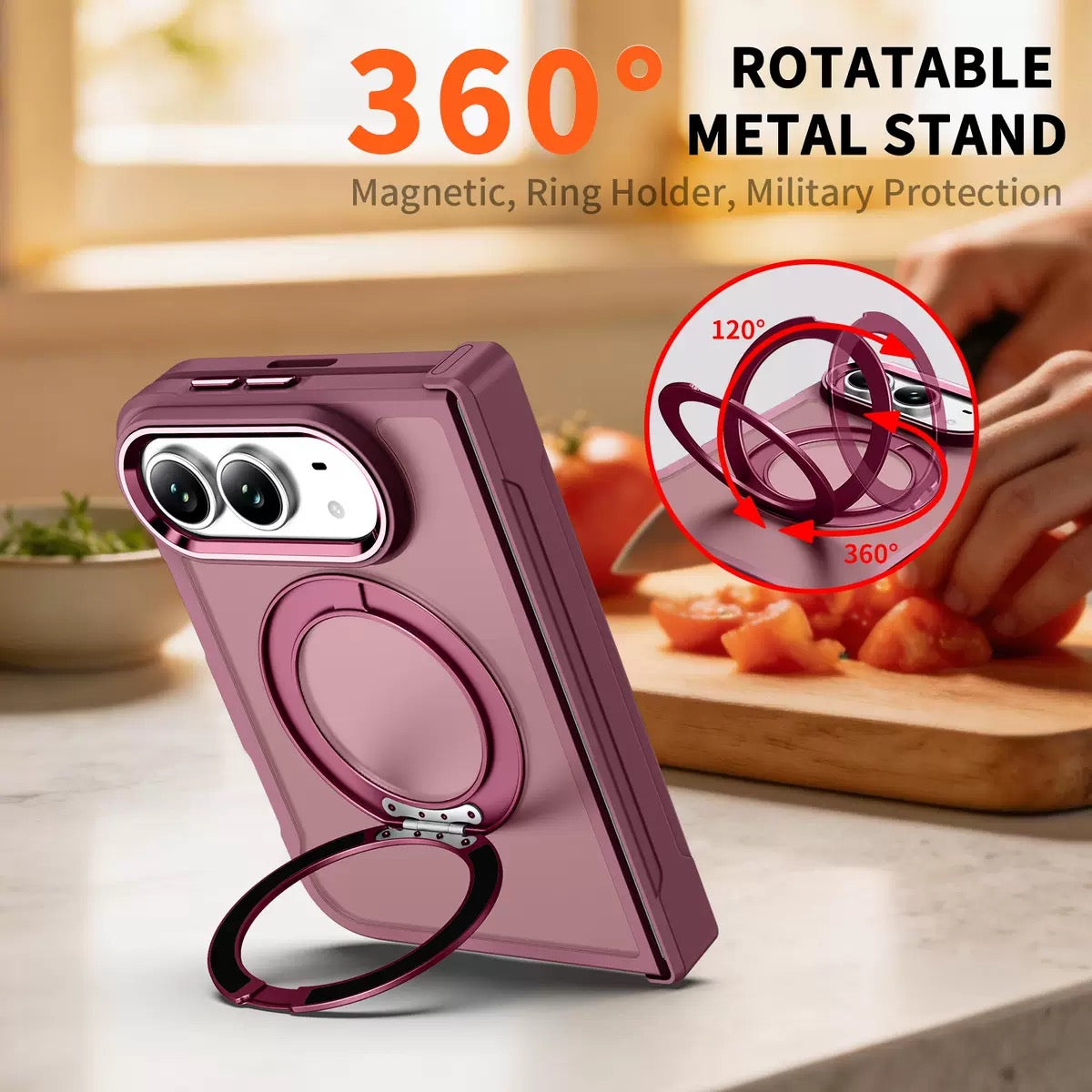 iPhone Duo Skin Friendly Magnet Case
