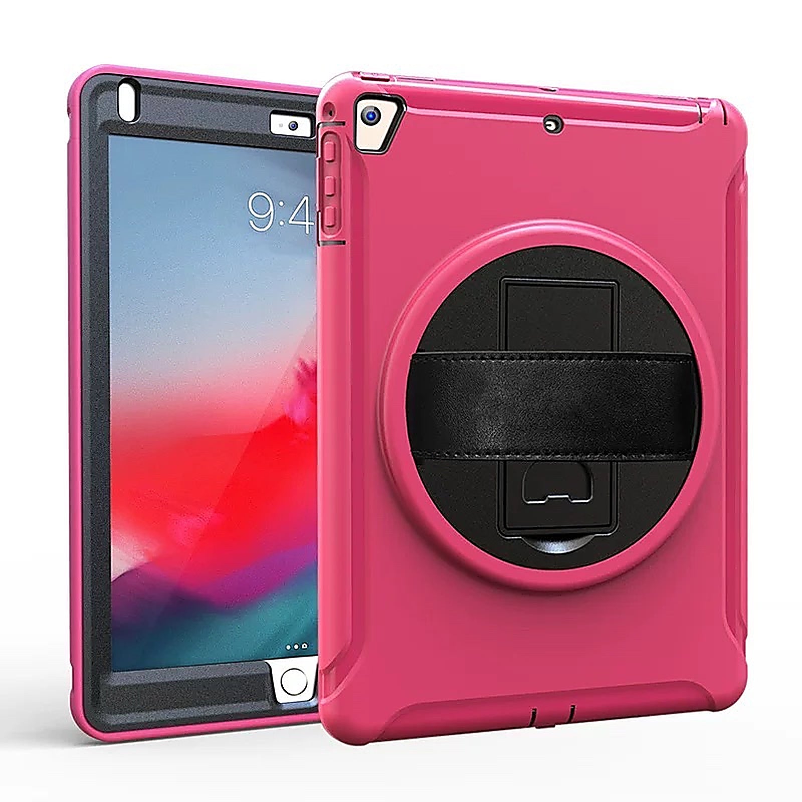 IPAD Air2 9.7inch 360 Rotating Rugged Hand Strap Case