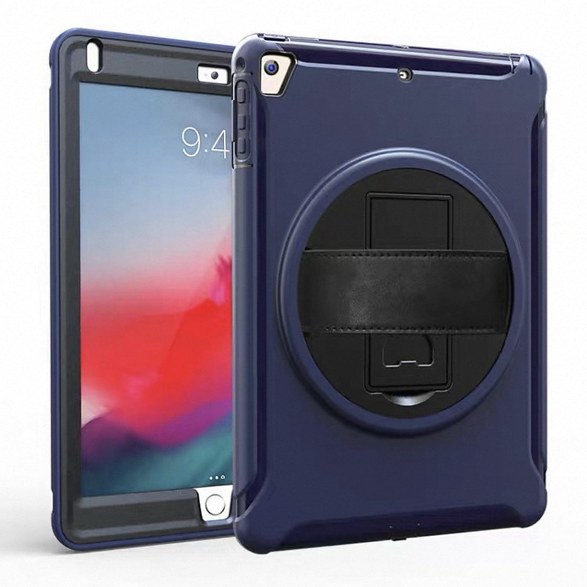 IPAD 7th/8th/9th 10.2inch 360 Rotating Rugged Hand Strap Case