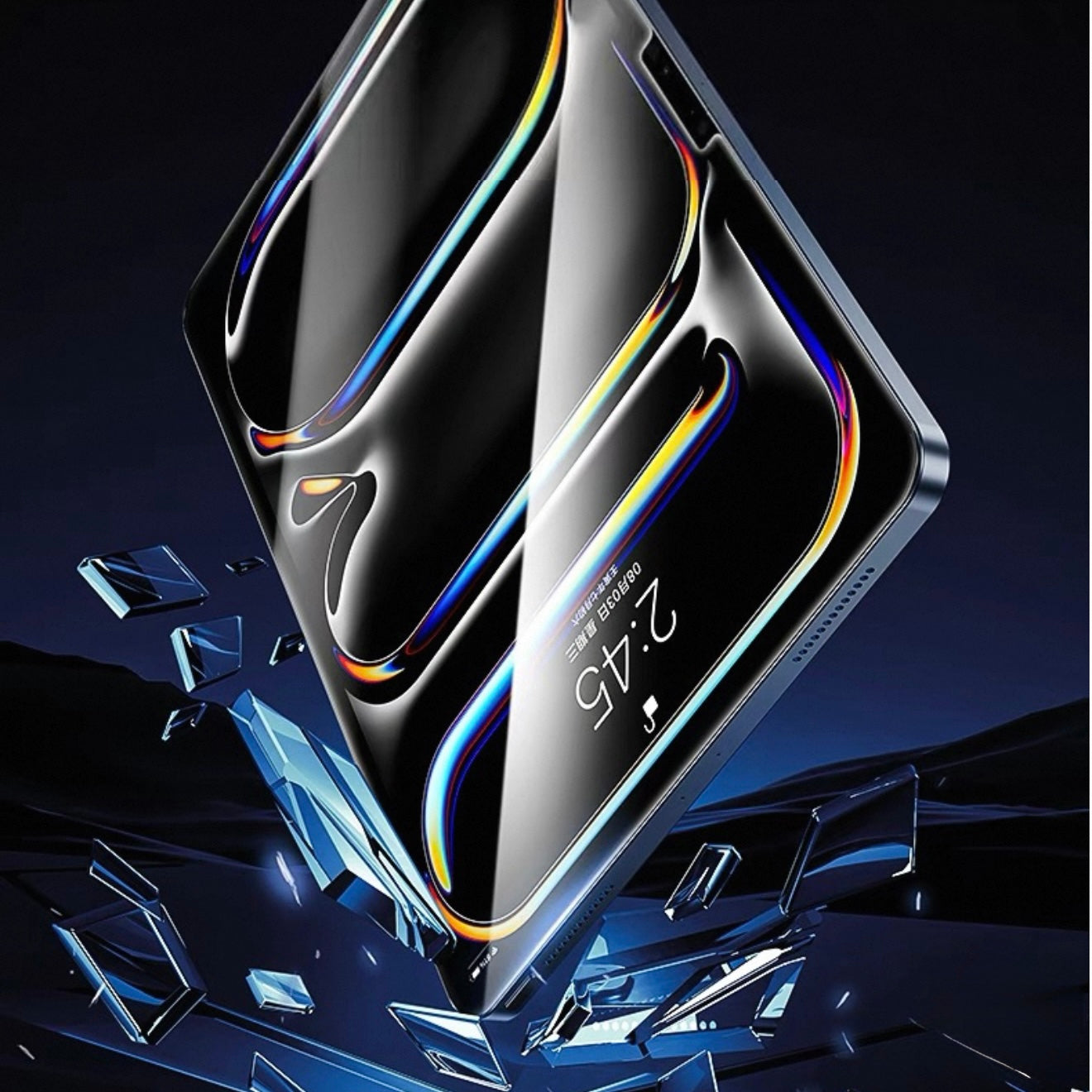 iPad Full Screen HD Super Clear Tempered Glass Set Screen Protector