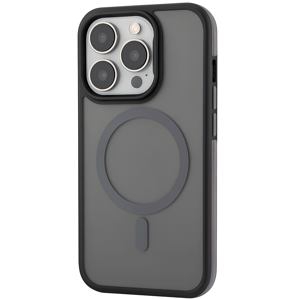Dual Tone Magnetic DropProof Case For iPhone 15 Pro