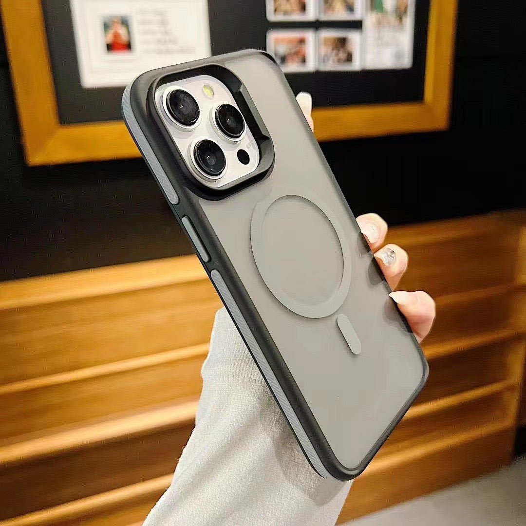 Dual Tone Magnetic DropProof Case For iPhone 15 Pro
