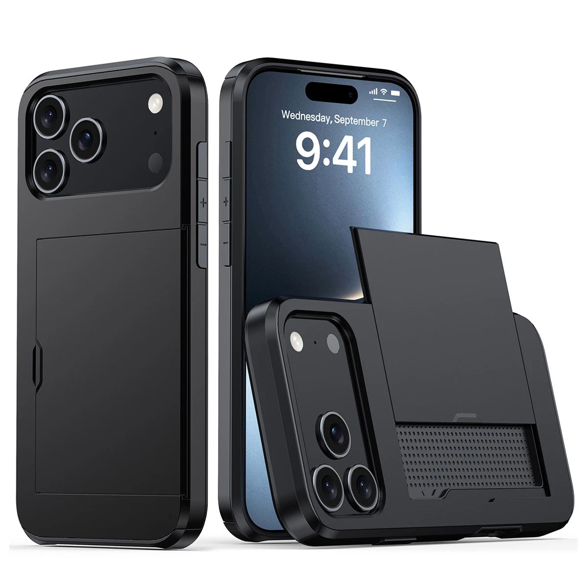 iPhone 17 Pro Max Slide Card Phone Case