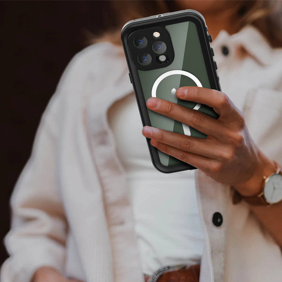 iPhone 15 Redpepper Waterproof Case magsafe