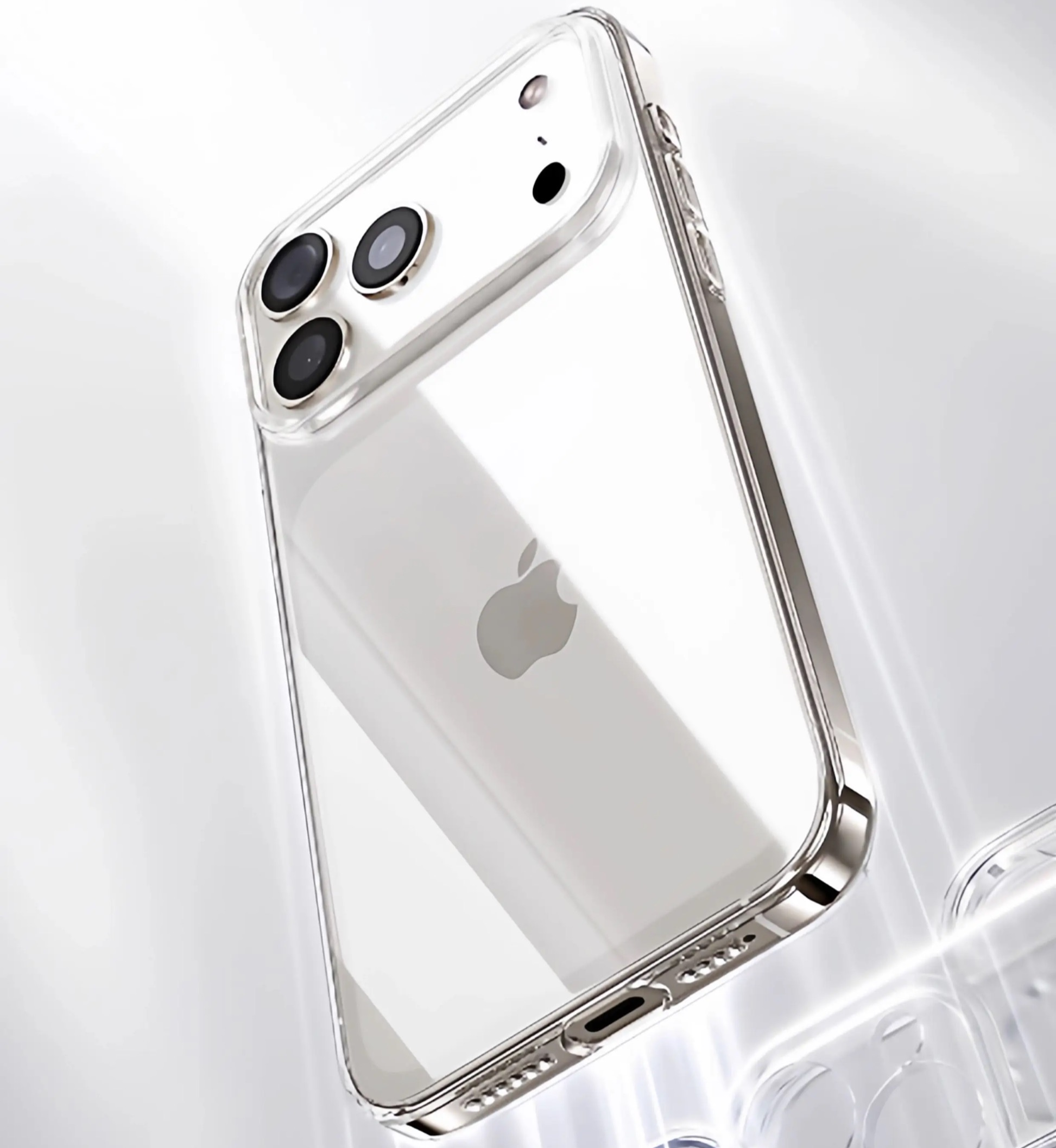 2.0mm High-Transparency Anti-Yellowing  Shockproof Soft TPU Case iPhone Air