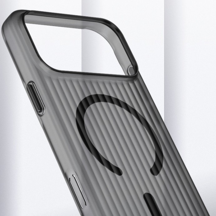 Anti-Slip Tile Stripe Frosted Semi-Transparent MagSafe Shockproof Case iPhone Air