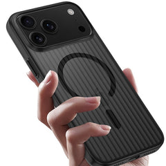 Anti-Slip Tile Stripe Frosted Semi-Transparent MagSafe Shockproof Case iPhone Air