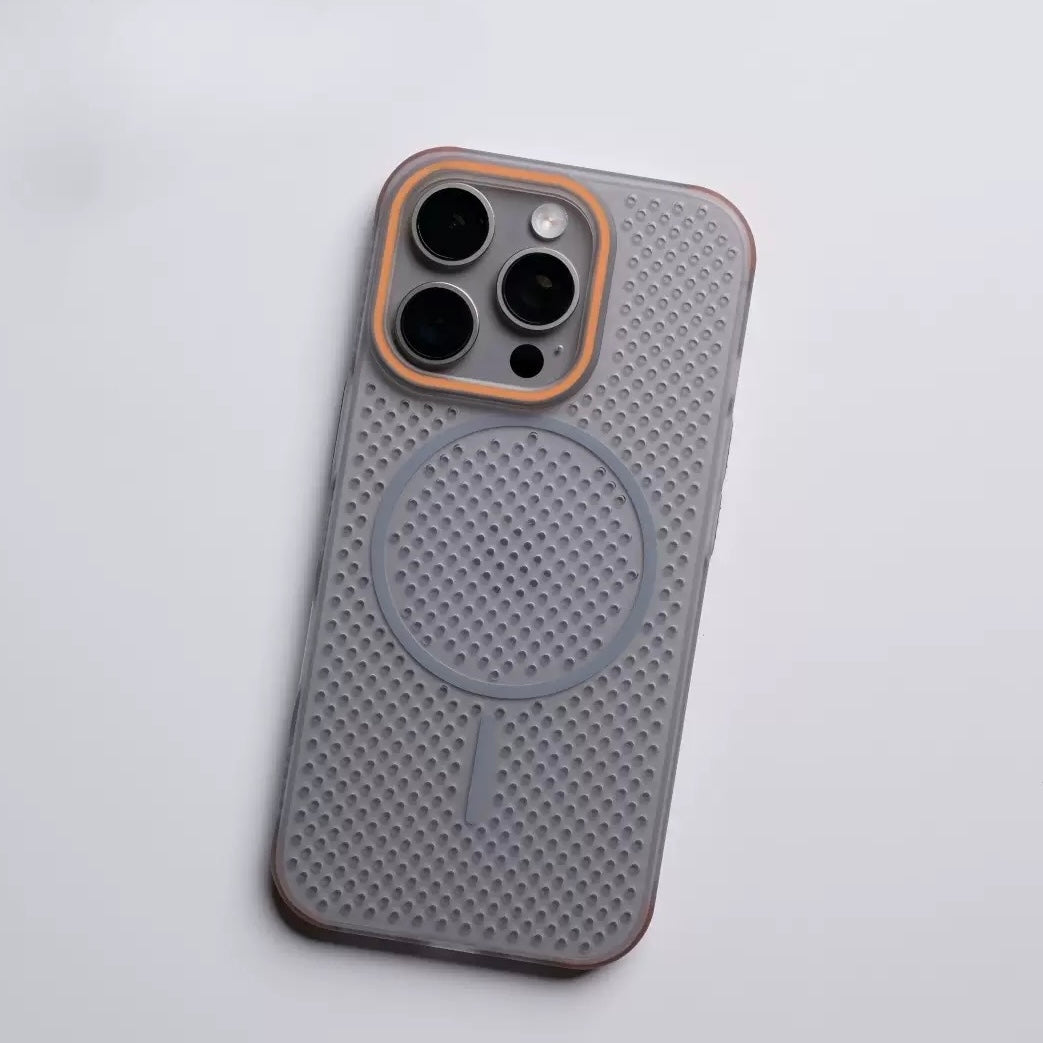 Breathable Heat Dissipation Sandblasted Hard Case with MagSafe  Shockproof Corners iPhone Air