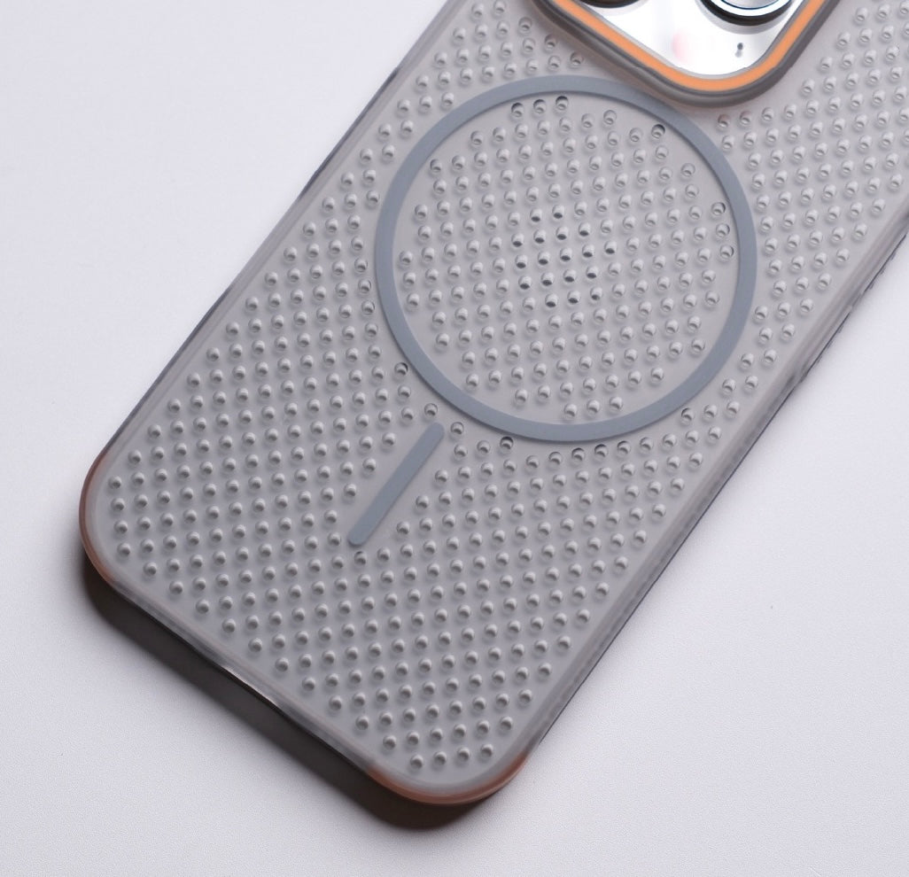 Breathable Heat Dissipation Sandblasted Hard Case with MagSafe  Shockproof Corners iPhone Air
