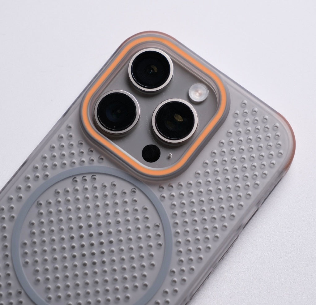 Breathable Heat Dissipation Sandblasted Hard Case with MagSafe  Shockproof Corners iPhone Air