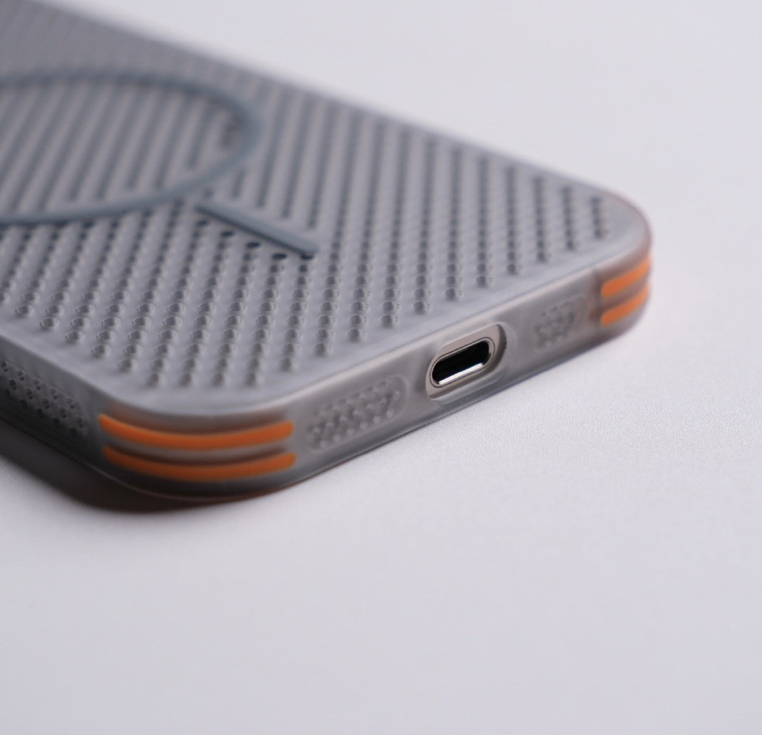 Breathable Heat Dissipation Sandblasted Hard Case with MagSafe  Shockproof Corners iPhone Air