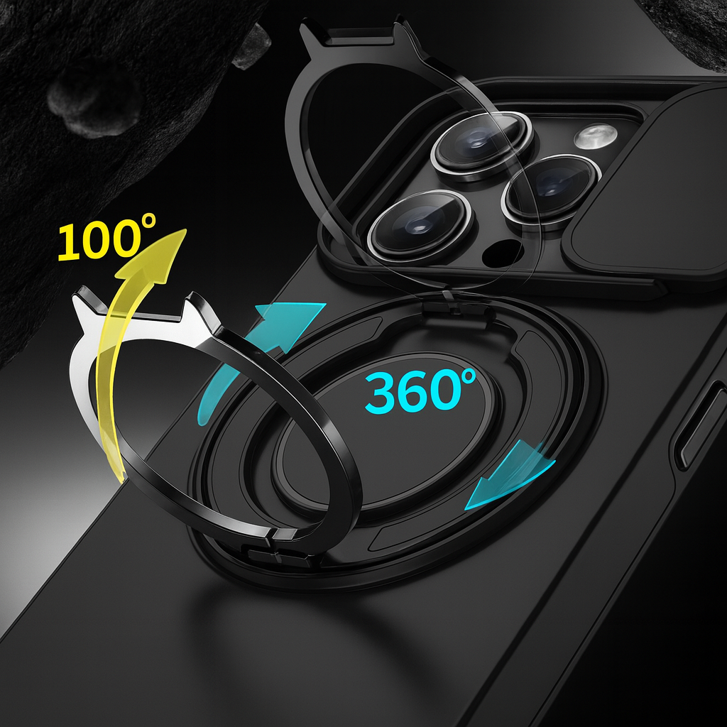 Lingke Case MagSafe Stand and Cam Cover iPhone 12 Pro Max