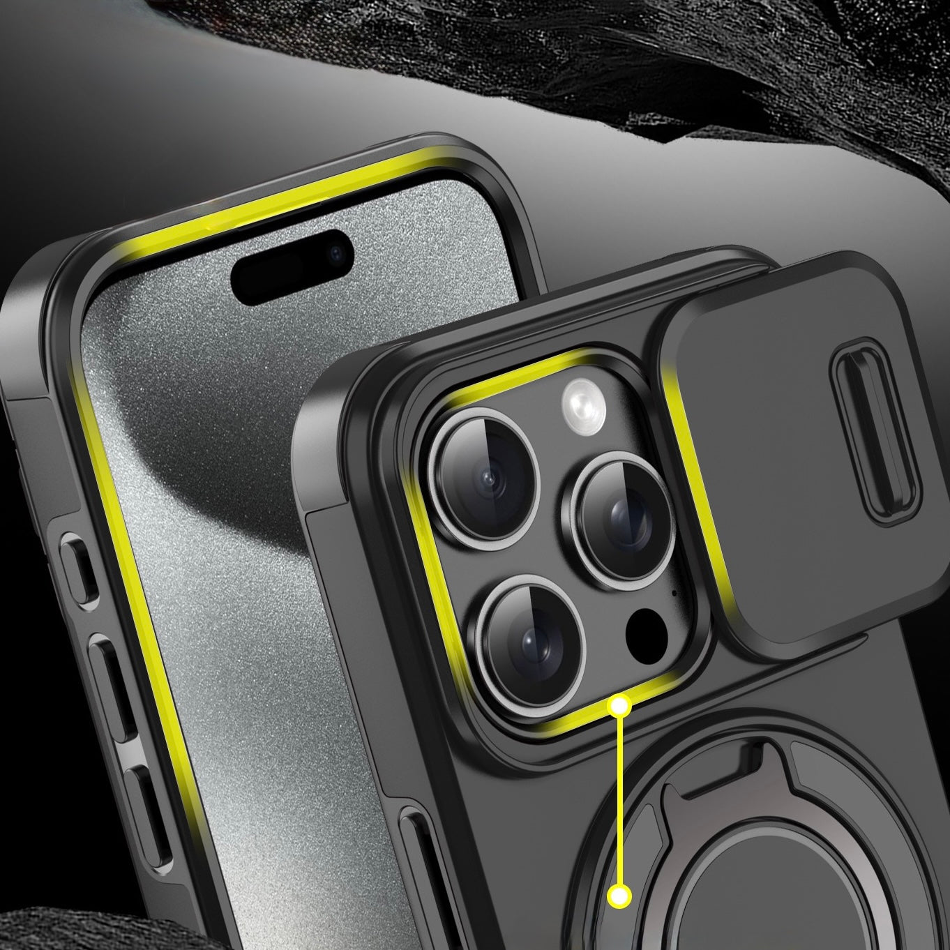 Lingke Case MagSafe Stand and Cam Cover iPhone 12 Pro Max