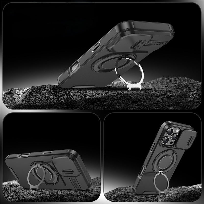 Lingke Case MagSafe Stand and Cam Cover iPhone 12 Pro Max