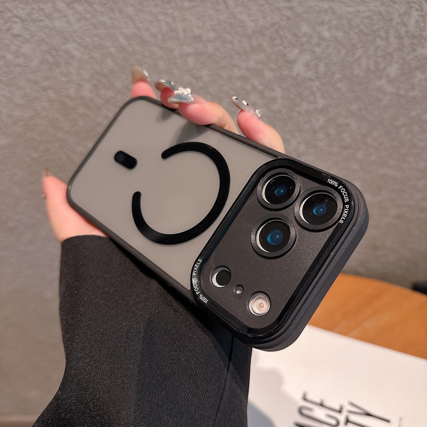 MagSafe Transparent Shockproof Case with Metal Camera Lens Frame & Precise Cutouts iPhone Air