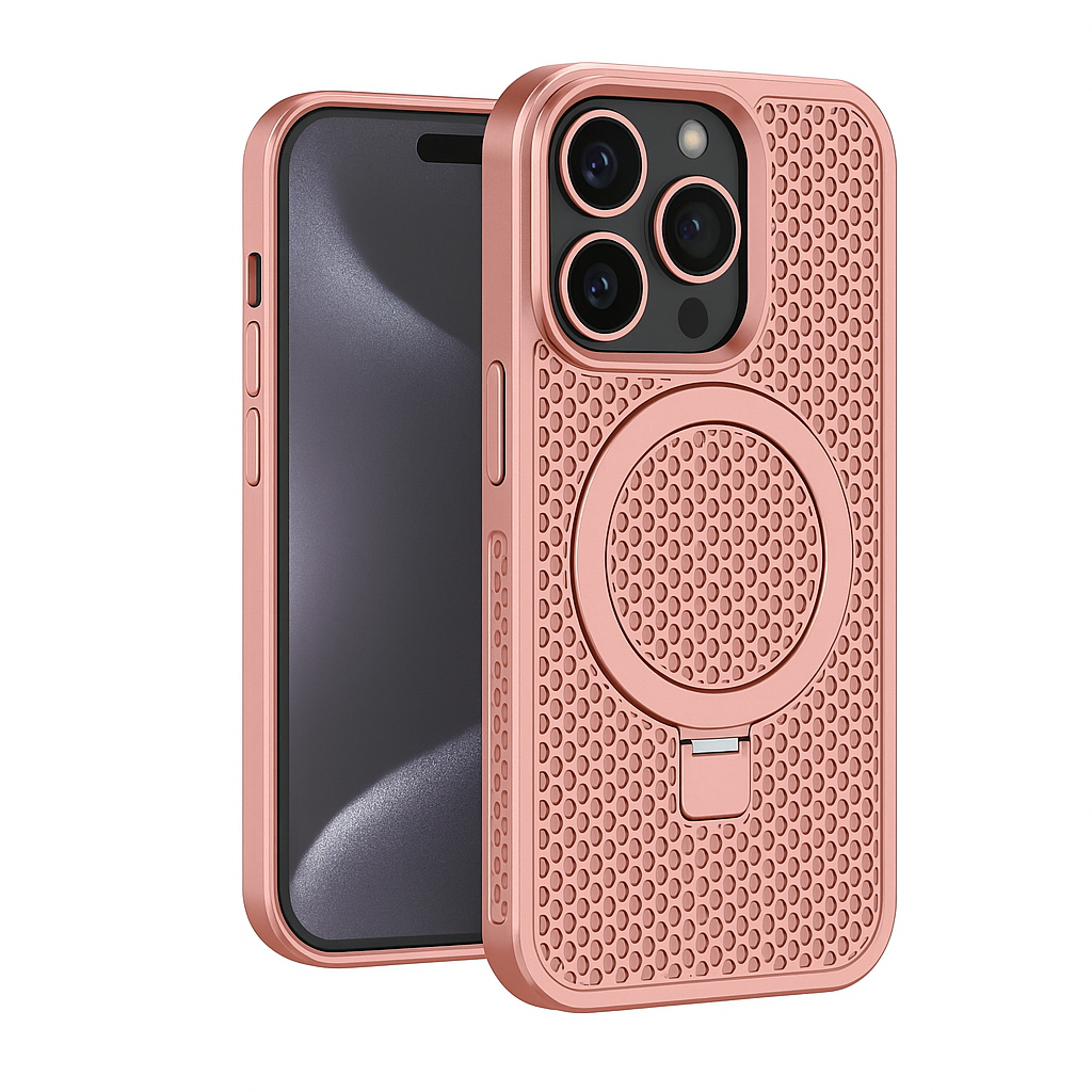 Magnetic Stand Ventilated Shockproof Case For 16