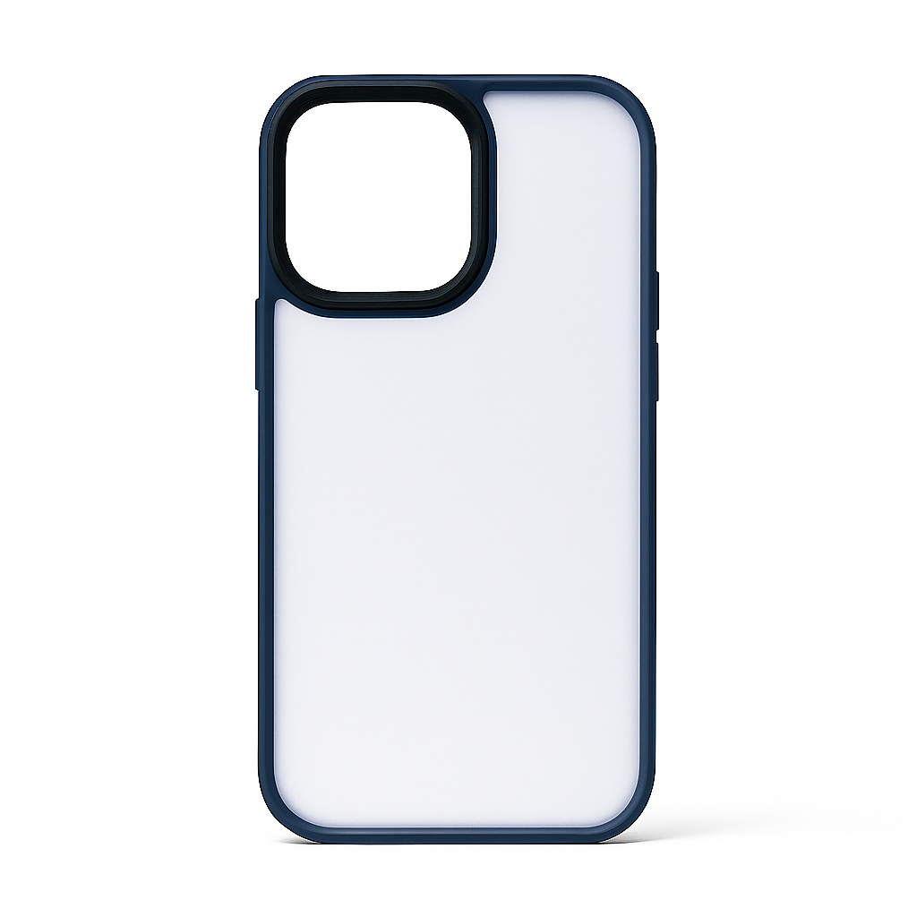 iPhone 14 Matte Skin friendly Shockproof Camera Protection PC TPU Case