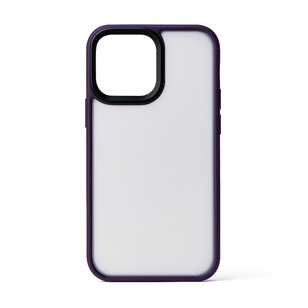 iPhone 14 Matte Skin friendly Shockproof Camera Protection PC TPU Case