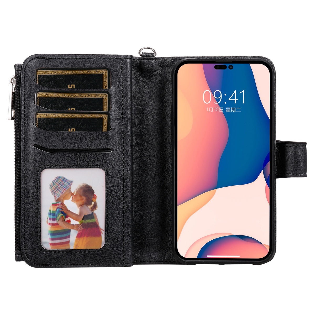 Samsung S24 Ultra-Premium Detachable PU Leather Wallet Phone Case