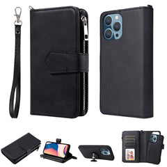 Premium Detachable PU Leather Wallet Phone Case for iPhone 14PRO