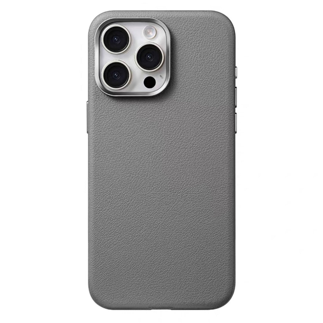 Tech Leather Magnetic Case For iPhone 16 Plus