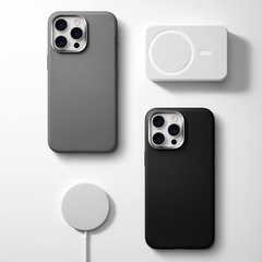 Tech Leather Magnetic Case For iPhone 16 Plus