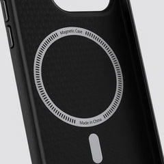 Tech Leather Magnetic Case For iPhone 16 Plus