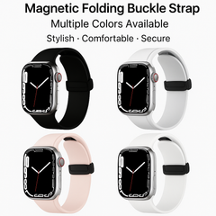 Folding Buckle Magnetic Strap for Apple Watch 42/44/45/49MM