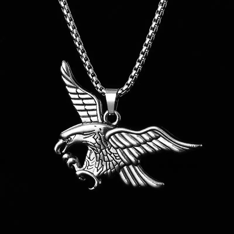 Flying Eagle Pendant Necklace
