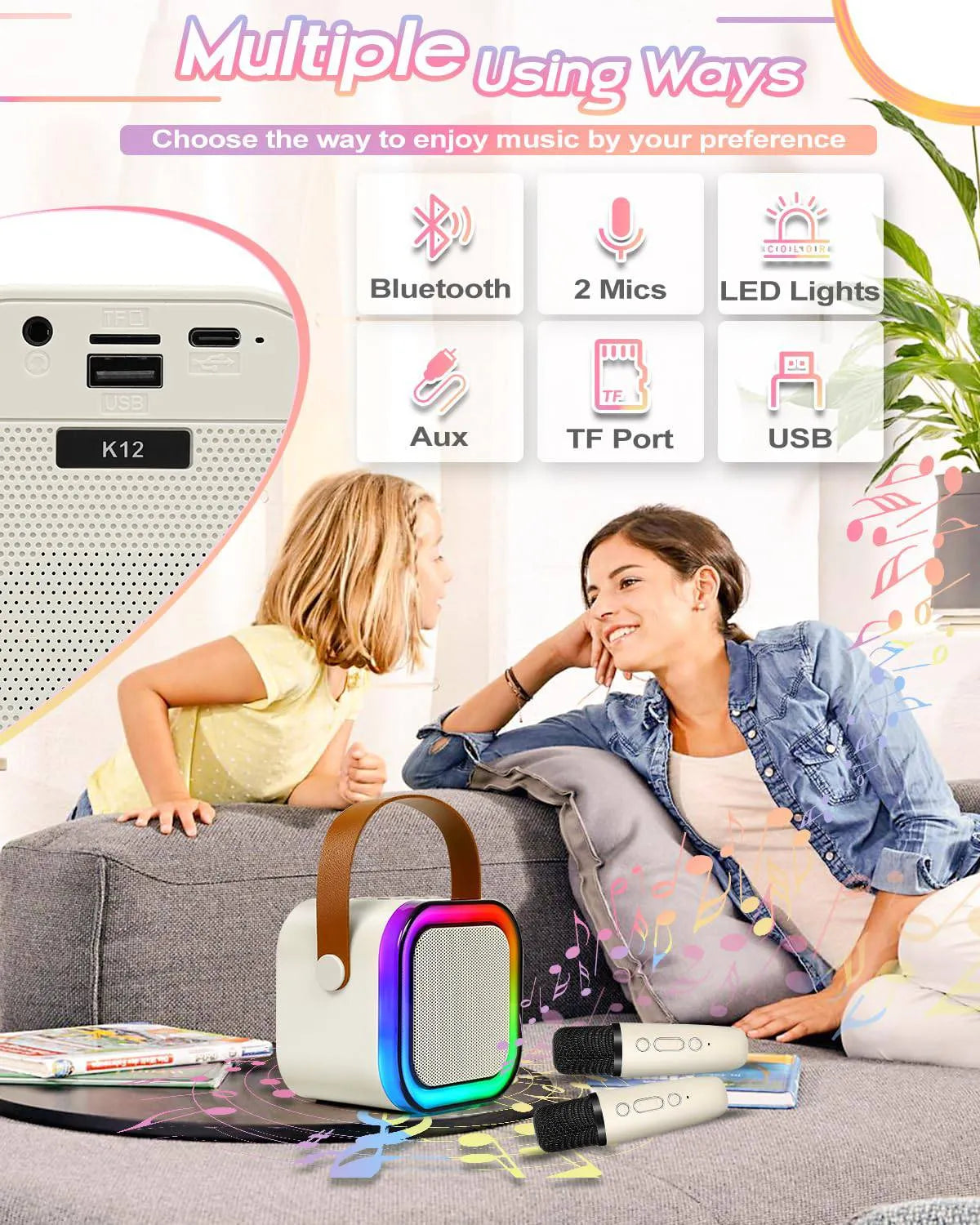 K12 DUAL MICROPHONE WITH SPEAKER