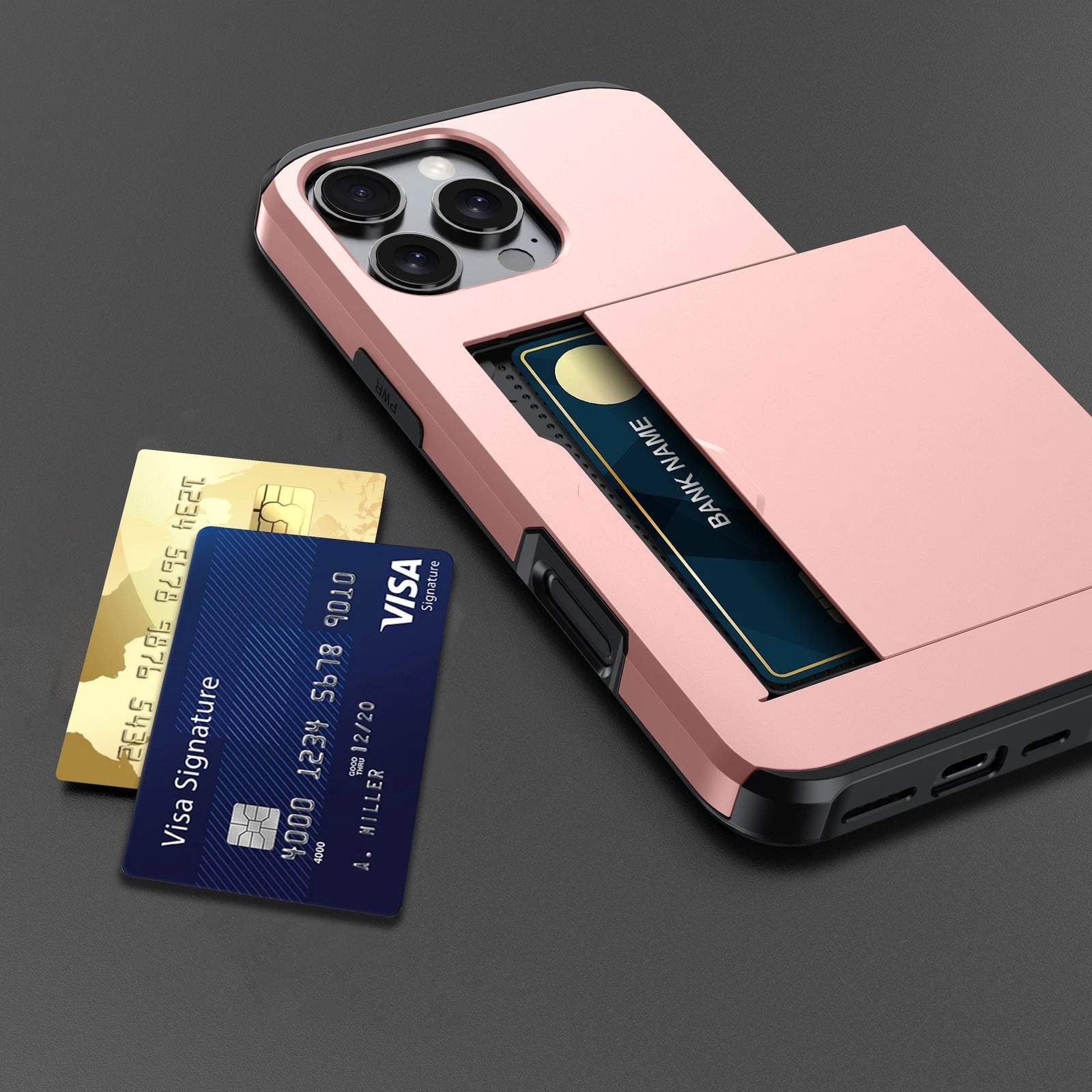 Iphone 14 Plus Slide Card Phone Case