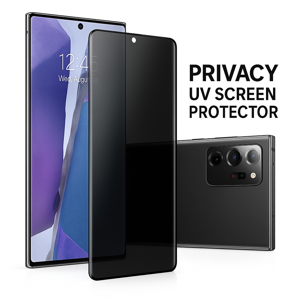 Samsung S series Full Screen HD Super Privacy Tempered Glass Set Screen Protector