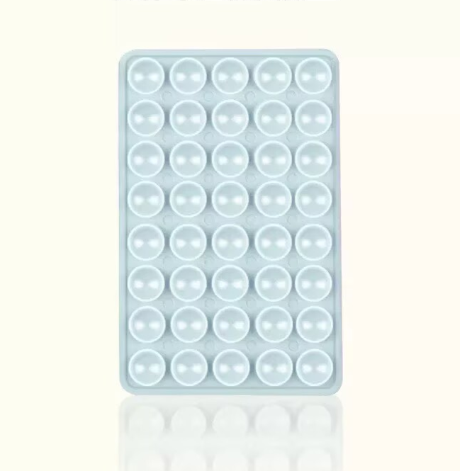 Double-Sided Silicone Suction Pad Pink