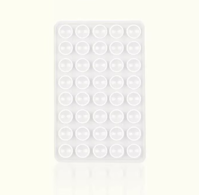 Double-Sided Silicone Suction Pad Pink