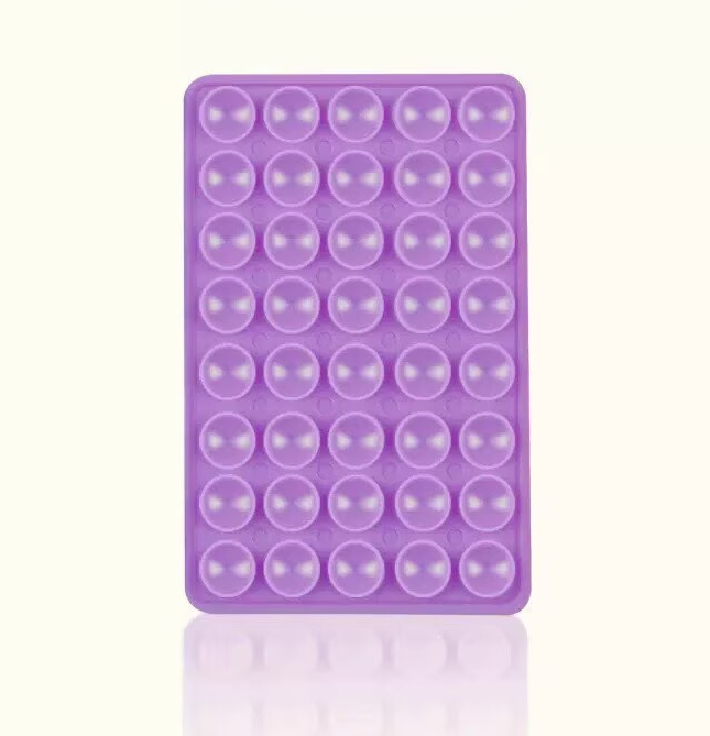 Double-Sided Silicone Suction Pad Pink