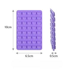 Double-Sided Silicone Suction Pad Pink